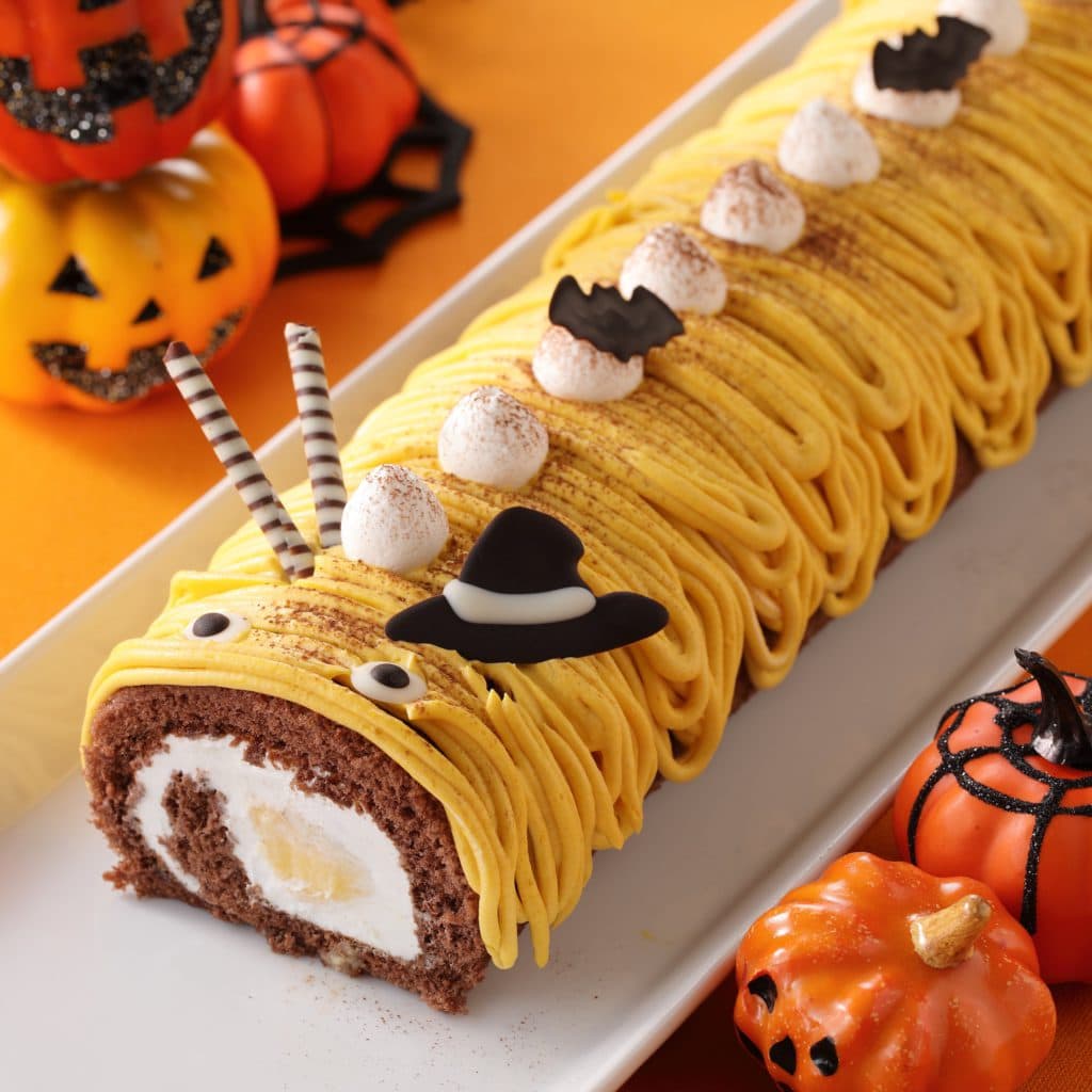 ハロウィンかぼちゃのゴブリンロールケーキ 公式スイーツパラダイス